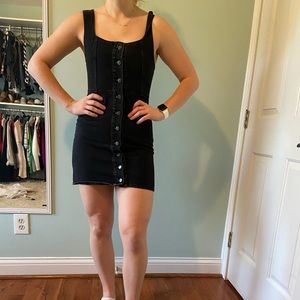 UO Jean button down dress